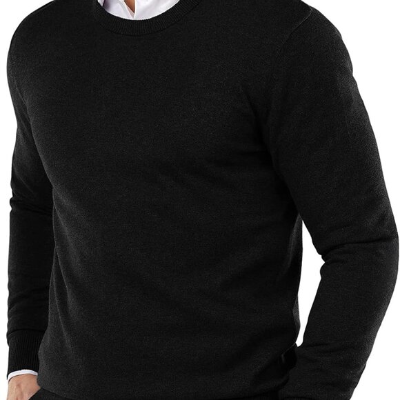 Elegant Lightweight Men´s Crew Neck Sweater - Timeless Knitted Pullover,All Products : American Fashion Style Bags On Sale